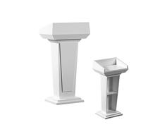 YHNNH Pulpiti for Chiese, Pulpito da Chiesa Podio Scrivania Leggio Podio for Conferenze, Auditorium, Aule didattiche(White)