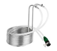 YHNNH, refrigeratore ad Immersione da 3/8'' x 8 m, refrigeratore for Mosto con Tubo a serpentina di Raffreddamento in Acciaio Inossidabile, scambiatore di Raffreddamento for Birra Fatta in casa