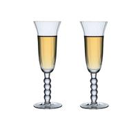 YHNNH regali di anniversario, Set di 2 calici da champagne con base alta, capacità 6,26 oz, for riunioni di famiglia e riunioni aziendali annuali.