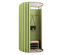 YHNNH, Spogliatoio, camerino del negozio di abbigliamento, tenda for la privacy temporanea a pavimento, for l'ufficio del centro commerciale(Green a,85x80x200)