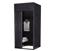 YHNNH, Spogliatoio portatile Camerino di tipo metallico con spogliatoio for tende ombreggianti Spogliatoio for tende for la privacy semplice all'aperto(F,80 * 80cm)