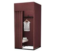 YHNNH, Spogliatoio portatile Camerino di tipo metallico con spogliatoio for tende ombreggianti Spogliatoio for tende for la privacy semplice all'aperto(D,100 * 80cm)