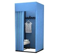 YHNNH, Spogliatoio portatile Camerino di tipo metallico con spogliatoio for tende ombreggianti Spogliatoio for tende for la privacy semplice all'aperto(B,100 * 80cm)