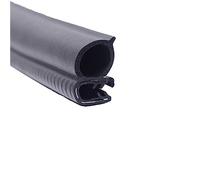 YHNNH， Striscia di tenuta in gomma a U, 3,28FT nera con spazio in metallo Durevole resistente alle intemperie for porte e finestre Protezioni for i bordi delle portiere dell'auto(25mm x 18mm)