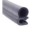 YHNNH， Striscia di tenuta in gomma a U, 3,28FT nera con spazio in metallo Durevole resistente alle intemperie for porte e finestre Protezioni for i bordi delle portiere dell'auto(20mm x 13mm)