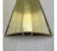 YHNNH Striscia di Transizione for Pavimenti in Ottone Spazzolato - Soglia Antiscivolo for Porte da 1-1,5 m for transizioni di Pavimenti Senza Soluzione di continuità(150cm)