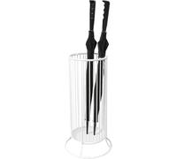 YHNNH Supporto for ingresso e ufficio Scaffale in acciaio al carbonio alto 67 cm con design elegante Perfetto organizer for bastoncini da passeggio for corridoio e negozio(White 1)