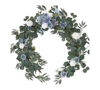 YHNNH Sweetheart Table Centerpieces for Backdrop Wedding Decoration(Dusty Blue)