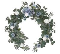 YHNNH Sweetheart Table Centerpieces for Backdrop Wedding Decoration(Dusty Blue)