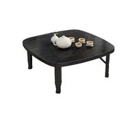YHNNH, Tavolo Da Terra Pieghevole Giapponese, for Mangiare E Caffè for Tè - Tavolino Basso for Camera Da Letto, Sala Da Tè - Tavolo Da Studio Con Design In Stile Giapponese(B,80 * 80 * 35cm)