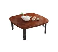 YHNNH, Tavolo Da Terra Pieghevole Giapponese, for Mangiare E Caffè for Tè - Tavolino Basso for Camera Da Letto, Sala Da Tè - Tavolo Da Studio Con Design In Stile Giapponese(C,80 * 80 * 35cm)