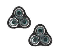 YHNNH Testina di Ricambio for Rasoio ABS con Supporto Completo, Compatibile con Norelco, RQ11 RQ10 RQ12 RQ1150 RQ1131 SH90 SH70(2ste)