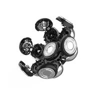 YHNNH Testine di Ricambio for Rasoio Elettrico da Uomo A 7 Lame, Lavabili E Galleggianti, Kit di Rifinitura for Rasoi Elettrici 7D.