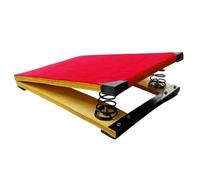 YHNNH Trampolino for Ginnastica Curvo Resistente con Trampolino for Saltare, nessun Cuscinetto di deformazione for Il seminterrato del Bar della Palestra Domestica della Scuola(40 * 60cm)