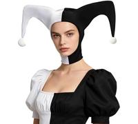 Yhong Costume Buffo Adulti Costume Circo E Carnevale Cappello Con Cappuccio Pagliaccio Circo E Carnevale Accessori Halloween Adorabile Accessorio Decorazione