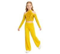 Yhong Niña Conjuntos Di Abbigliamento Per Patinaggio Atuendi Per Danza Lirica E Baile Vestiti Per Gimnasia