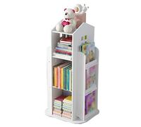 YHRJ Librerie per Bambini songmics Libreria Semplice, Scaffale per Bambini del Fumetto Domestico, Scaffale per Giocattoli per Asilo Nido, Cremagliera Rotante per casetta