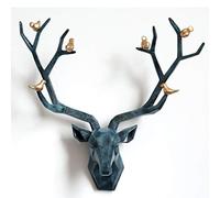 YHRJ Papercraft 3D Animali Testa di Cervo Decorazione Della Parete Scultura Della Testa Di Cervo in Tre Dimensioni Interni, Regalo Appeso Di Testa Di Animale Geometrico, Resina Ecologica, 3 Stili