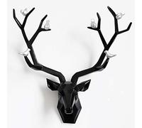 YHRJ Sculture da Parete Testa di Cervo da Parete Legno,Scultura Tridimensionale per Interni A Testa di Cervo, Regalo da Appendere A Testa di Animale Geometrico, Resina Ecologica, 3 Stili