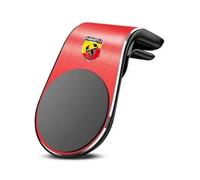 YHRNN Porta Cellulare Auto per Fiat Abarth 595 Abarth 500 Abarth 124, Supporto Universale GPS Bocchetta dell'Aria per Auto Supporto per Telefono Cellulare,Red1