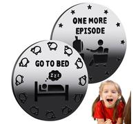 Yhsioaklo 1 Altro di Gioco per Bed Coin, Go to Bed Coin, Regalo Divertente per i Genitori delle Monete decisionali | Moneta del Destino Divertente per Gli Amanti dei Giochi, 1 Altro