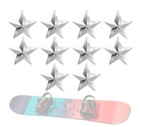 Yhsioaklo 10 pezzi di attrezzature per lo sport della neve | Pentagramma triangolare sci Stomp Pads - adatto per donne, uomini, adulti, adolescenti, principianti, avanzati e