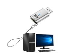 Yhsioaklo Adattatore per display HD, plug and play, adattatore streaming senza ritardo, estensione dell'interfaccia multimediale, per laptop, tablet, monitor, TV, audio, video