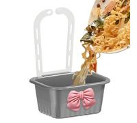 Yhsioaklo Cestino di scarico per lavello, contenitore di raccolta per rifiuti da cucina all'angolo del lavello, contenitore multifunzione per riso, frutta, carne, sapone in casa e bagno