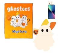 Yhsioaklo Ciondolo per cellulare, 6 pezzi, decorazione per custodia del telefono, fantasma, simpatici personaggi per smartphone, specchi, schermi di Halloween, uomini, ragazzi, donne, ragazze, casa