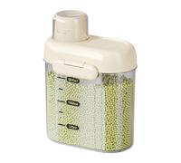 Yhsioaklo Contenitori Di Stoccaggio Cereali 4L | Rettangolo Alto Con Coperchio Di Versamento Facile E Clip Di Blocco | Conservazione Di Contenitori Di Cereali | Per L'Organizzazione E