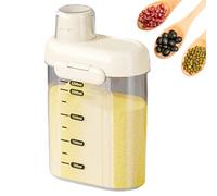 Yhsioaklo Contenitori Di Stoccaggio Cereali 4L | Rettangolo Alto Con Coperchio Di Versamento Facile E Clip Di Blocco | Conservazione Di Contenitori Di Cereali | Per L'Organizzazione E