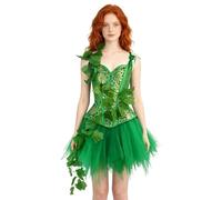 Yhsioaklo Costume da fata per Halloween, vestito da donna per le vacanze | Costume da fata per Halloween, carnevale, feste in maschera, feste a tema, vacanze, festival, sfilate, spettacoli teatrali