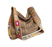Yhsioaklo Crochet Purses for Women | Large Crochet Boho Lightweight Pouch
