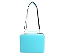 Yhsioaklo Custodia organizer per pennarelli, 224 scomparti, grande capacità, design multistrato con comode cinghie per penne gel, pennelli da trucco, Blu ciano., 13.78x10.24x5.12 inches, Unisex