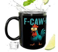 Yhsioaklo Divertente tazzà da Caffè con Gallo - Contenitore in Ceramica da 12oz | tazzà per Cioccolata Calda e Latte | Regalo per Amanti dei Polli Casa e Ufficio