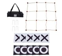 Yhsioaklo Gioco portatile di lancio del sacco di fagioli, set da gioco per feste in cortile e al coperto, con pouf, sviluppo delle abilità motorie attività all'aperto, per compleanno, campeggio,
