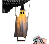 Yhsioaklo Halloween Ghost Swing Decoration | 7.87ft Waterproof Spooky Cute