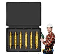 Yhsioaklo Kit Estrattore Viti Rotte | Rimozione Bulloni Di Precisione | Attrezzo Antiscivolo, Accessorio Riparazione Auto, Strumento Idraulico, Utensile Falegnameria, Uso Edilizia Professionale