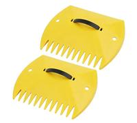 Yhsioaklo Leaf Scoops | Garbage Collection Tool | Hand Rakes for Picking Leaves | for Park Lawn Yard Grass Turf Outdoor Trash Poop