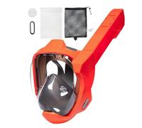 Yhsioaklo Maschera da snorkeling per il viso, da uomo, per immersioni, visione panoramica a 180°, anti-perdite, per donne, uomini, adulti, migliora lo snorkeling e il nuoto