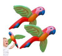 Yhsioaklo Parrot giocattolo - decorazioni per animali tropicali pirata gonfiabile | Blow Up Party Prop, Jungle Costume Accessory, Colori vibranti, Fun Want Photo, Idea regalo di compleanno, Decorazion