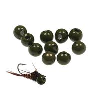 Yhsioaklo Perline per legare le, materiali per legare le, selezione di perle di tungsteno | abbassamento profondo con materiale stabile per adulti principianti e professionisti