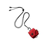 Yhsioaklo Portafoglio da viaggio per il collo, portafoglio compatto per i viaggi, cambia il supporto portatile, elegante chiave per le carte delle cuffie, Colore: rosso, vedi descrizione, Vedi