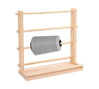 Yhsioaklo Ribbon Organizer | Large Capacity Wood Display Stand with Scales
