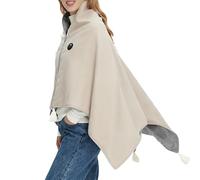 Yhsioaklo Sciarpa riscaldata USB da donna, portatile, a 3 livelli, morbida coperta riscaldante per viaggiare, coperta termica da donna, come sciarpa, per divano, divano, dormitorio, ufficio e