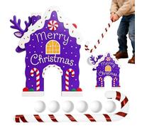 Yhsioaklo Set Di Golf Canna Di Natale - Set Di Spezie Di Natale | Giocattolo Mini Golf per La Casa - per Festa Vacanze Raduno Esterno Indoor Famiglia Giardino Celebrazione Soggiorno Campeggio