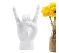 Yhsioaklo Statua della roccia e della mano arrotolata, statua della statua dei gesti della mano - Statua delle dita con scultura a mano | Scultura a mano dell'arte moderna, segni con la mano ti amo