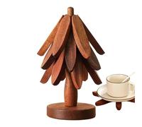 Yhsioaklo Supporti per piatti caldi, design a forma di albero antiscivolo, sottobicchiere resistenti al calore, per la cucina, per la casa residenza studentesca, ristorante appartamento pizzeria