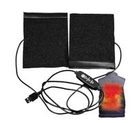 Yhsioaklo Tappetino riscaldante USB | regolabile Pack elettrico da collegare, riscaldante per viaggi in auto, per spalle schiena ginocchia, piedi, campeggio, ufficio, corpo