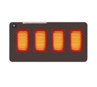 Yhsioaklo USB Heated Seat Cushion Pad | Portatile 3-Setting Heating Pad For Camping, Home, Office & Stadium | Seat Warmer For Hips, Waist, Shoulders & Back For Mom, Dad, Hunting & Fishing